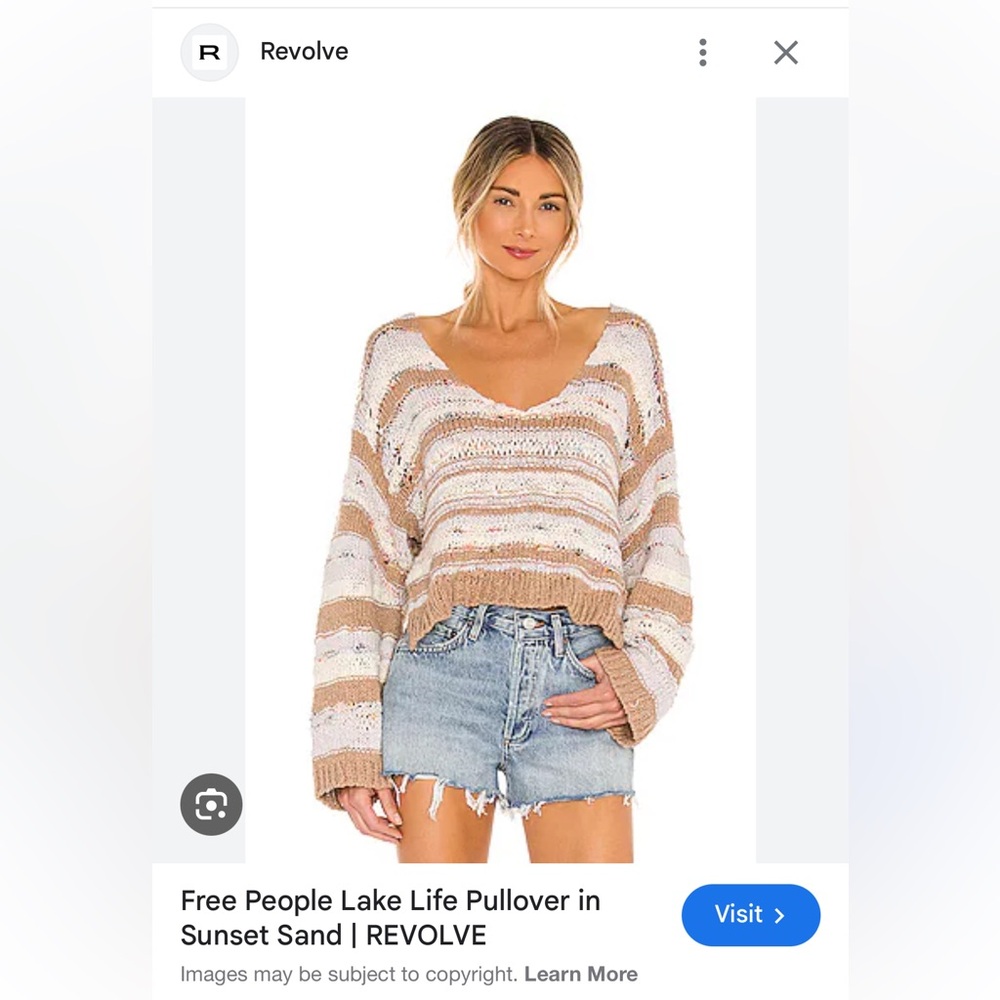 Free People Lake life pullover
